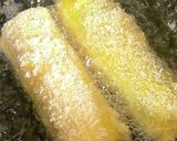 チーズとチキンライスの巻き揚げ作り方10写真