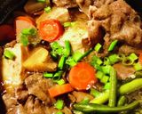 炊飯器にお任せ　ご飯のお供に　肉豆腐♡作り方5写真