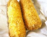 チーズとチキンライスの巻き揚げ作り方11写真