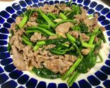 牛肉とほうれん草の炒め作り方7写真