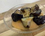揚げナスの胡麻味噌だれがけ作り方3写真