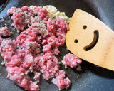 ＊れんこんとしょうが、ひき肉のきんぴら＊作り方2写真