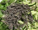 水菜の塩昆布サラダ作り方2写真