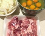 お肉がゴロゴロ親子丼作り方1写真