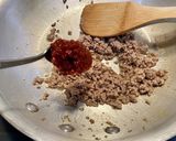 山芋麻婆豆腐作り方3写真