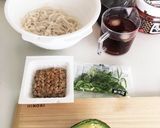 糖質0麺ダイエット簡単アボカドキムチ蕎麦作り方4写真