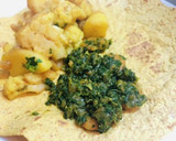 ベンガル風エビとほうれん草のカレー炒め作り方4写真