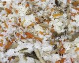 ♡舞茸入寿司ご飯のごちそう海鮮ちらし寿司作り方3写真