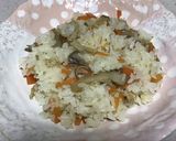 ♡舞茸入寿司ご飯のごちそう海鮮ちらし寿司作り方5写真