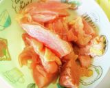 鶏と新キャベツの甘辛ニンニク醤油炒め作り方1写真
