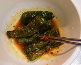 ししとうと焼売の辛酢味噌和え作り方7写真