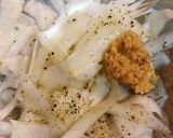大根皮とホタルイカの酢味噌サラダ仕立て作り方1写真
