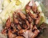 大根皮とホタルイカの酢味噌サラダ仕立て作り方2写真