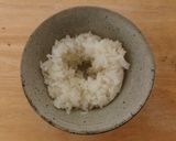 崩し目玉焼きの蒸らしキャベツ豚丼作り方3写真