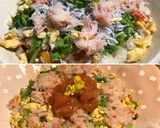 ♡舞茸入寿司ご飯のごちそう海鮮ちらし寿司作り方9写真