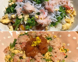 ♡舞茸入寿司ご飯のごちそう海鮮ちらし寿司作り方9写真