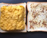 スクランブルで簡単！チーズ玉子焼きサンド作り方10写真