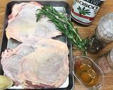 鶏モモの塩麹グリルローズマリー風味作り方1写真