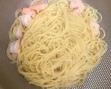 海老とツナのトマトクリームパスタ作り方4写真