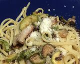 ズッキーニとサルシッチャのパスタ作り方3写真