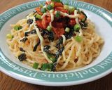 たらこキムチマヨネーズパスタ作り方5写真