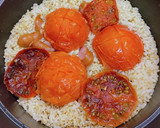 トマトとソーセージの炊き込みご飯作り方4写真