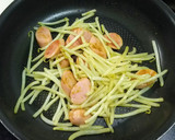 節約‼魚肉ソーセージともやしのカレー炒め作り方5写真