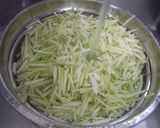 ブロッコリーとちくわのごま酢和え　給食作り方2写真