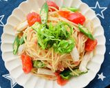 Tくん元気☆明太子とイカスパゲッティ♪作り方5写真