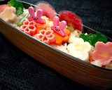 弥生2 ひな祭り 山菜おこわご飯作り方4写真