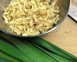 干し豆腐とニラのうま煮作り方1写真