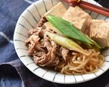 家庭料理の定番♪おいしい肉豆腐作り方5写真