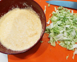 簡単！卵と豆腐とはんぺんでお好み焼き風作り方1写真