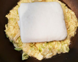 簡単！卵と豆腐とはんぺんでお好み焼き風作り方4写真