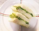 食パンでアボカド野菜サンドイッチ作り方2写真