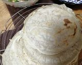 そば粉でトルティーヤ風ラップサンド作り方2写真