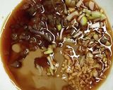即席☆坦々もち麦作り方1写真
