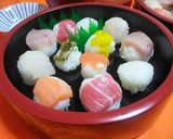 もち米配合で崩れない手まり寿司♪雛祭り作り方17写真