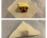 【家つま】オリーブとチーズの焼きワンタン作り方2写真