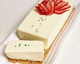 簡単あっさり　レモン入りレアチーズケーキ作り方9写真
