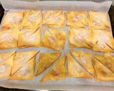 【家つま】オリーブとチーズの焼きワンタン作り方4写真