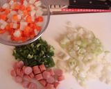 我が家のスパニッシュオムレツ作り方1写真