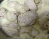 鶏とアスパラとクリームソースの炊き合せ作り方6写真