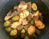鶏肉とナスのポン酢マヨ炒め★作り方5写真