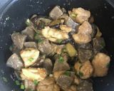 鶏肉とナスのポン酢マヨ炒め★作り方6写真