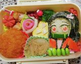 鬼滅キャラ弁〜竈門禰豆子ぺたん娘Ver.作り方25写真