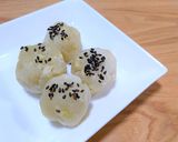 桃の節句に！電子レンジでさつまいも団子♡作り方10写真