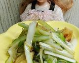 リカちゃん♡うるいとじゃこさん油揚げ炒め作り方12写真