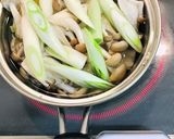 白菜とネギとしめじとにんじんのお味噌汁作り方1写真
