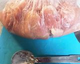 鶏胸肉じゃがいもガーリック醤油炒め作り方1写真